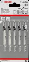 Пилка для лобзика. BOSCH T 101 AO (уп. 5 шт.)