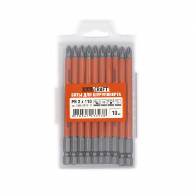 Биты PH 2 х 110 Ⓐ (box 10 шт.) Novocraft (10)